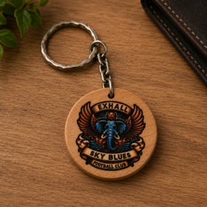 5x Custom Logo Printed Keychains - Personalised Team & Business Merch