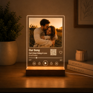 Personalised Our Song LED Photo Lamp