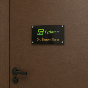 A5 Acrylic Business Sign - Custom Door Plaque, Kids Room & Office Decor