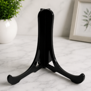 Black Acrylic Display Stands | Medium Plaque / Photo Holder 9cm