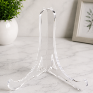 Clear Acrylic Display Stands | Medium Plaque / Photo Holder 9cm