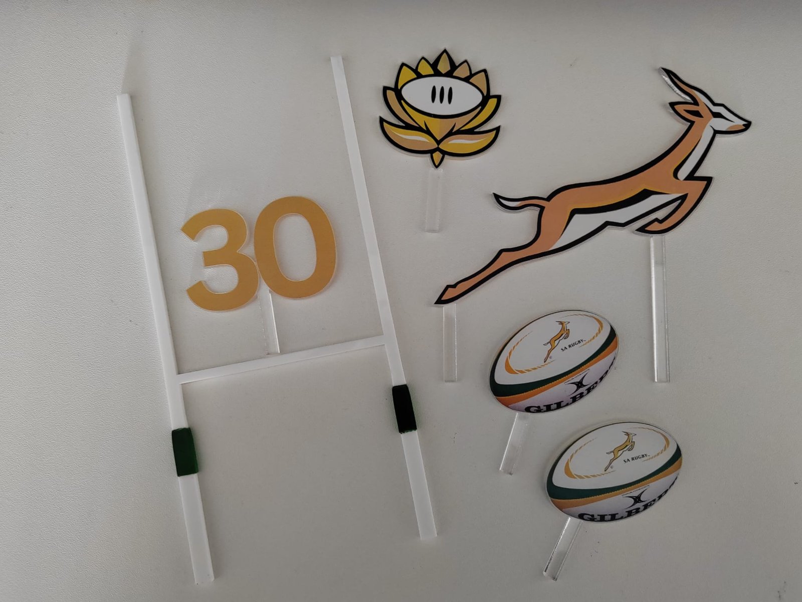 Custom UV Printed Acrylic Cake Topper - Personalised Laser Cut Topper - Image 8