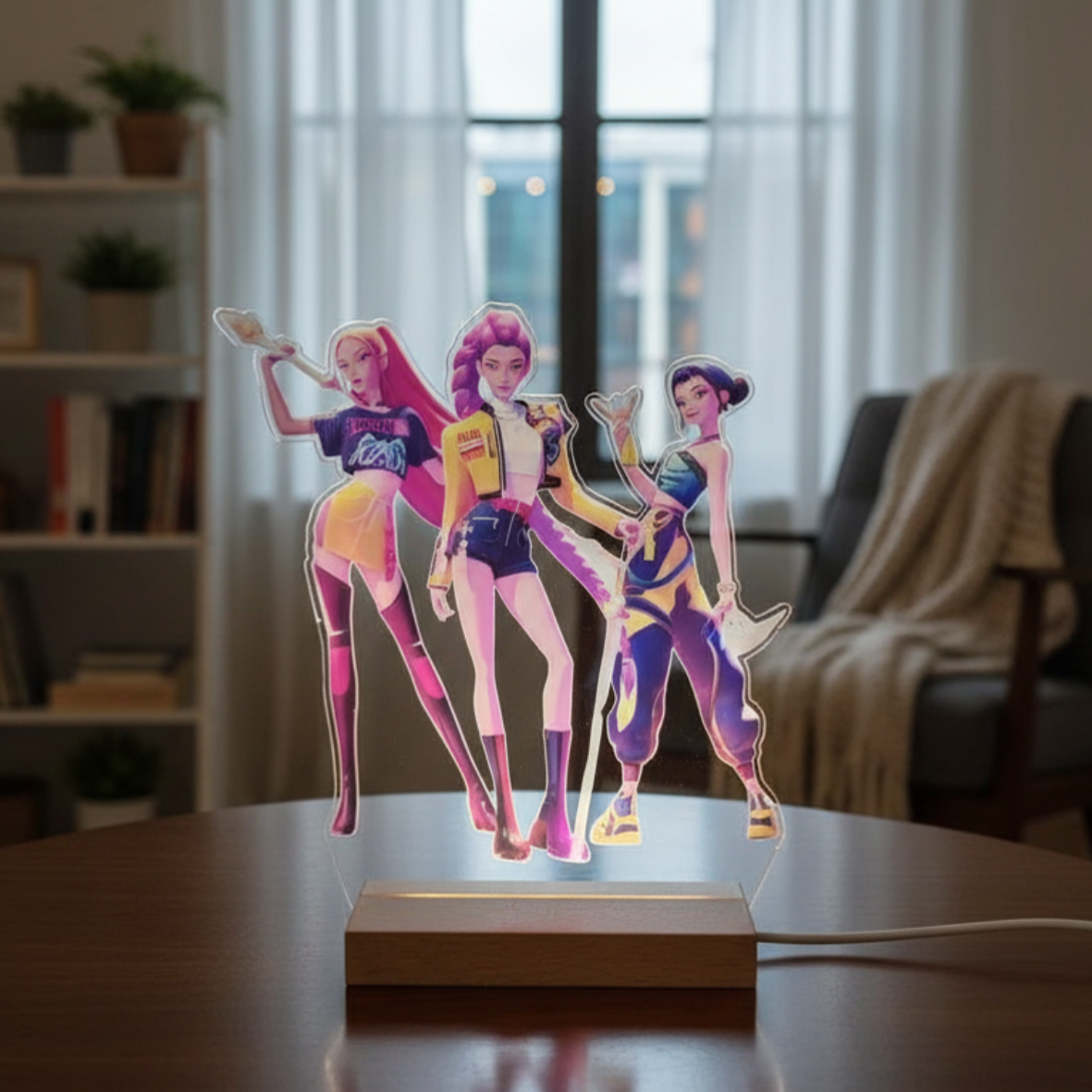 K-pop Demon Hunters LED Acrylic Lamp - Image 3