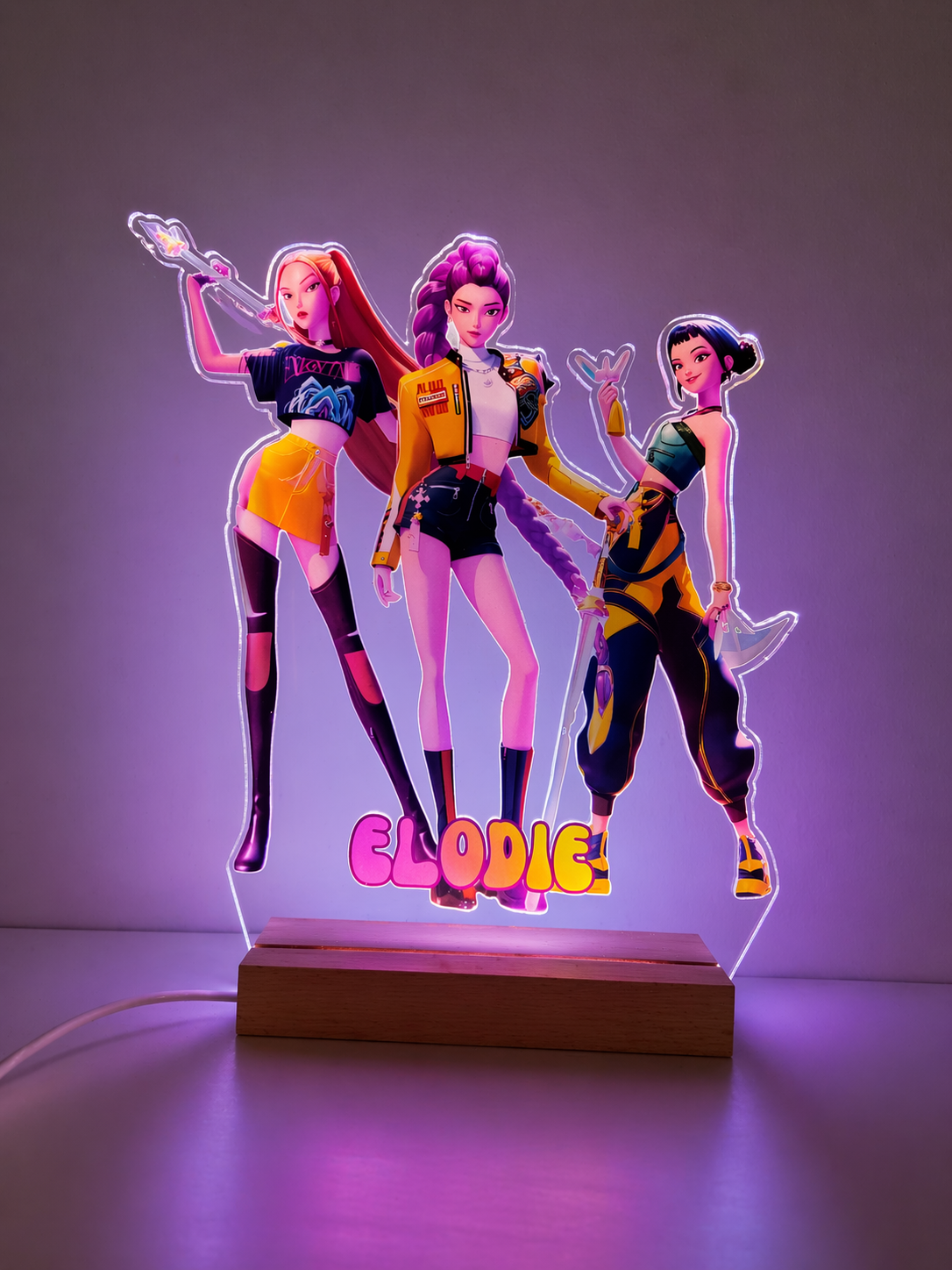 K-pop Demon Hunters LED Acrylic Lamp