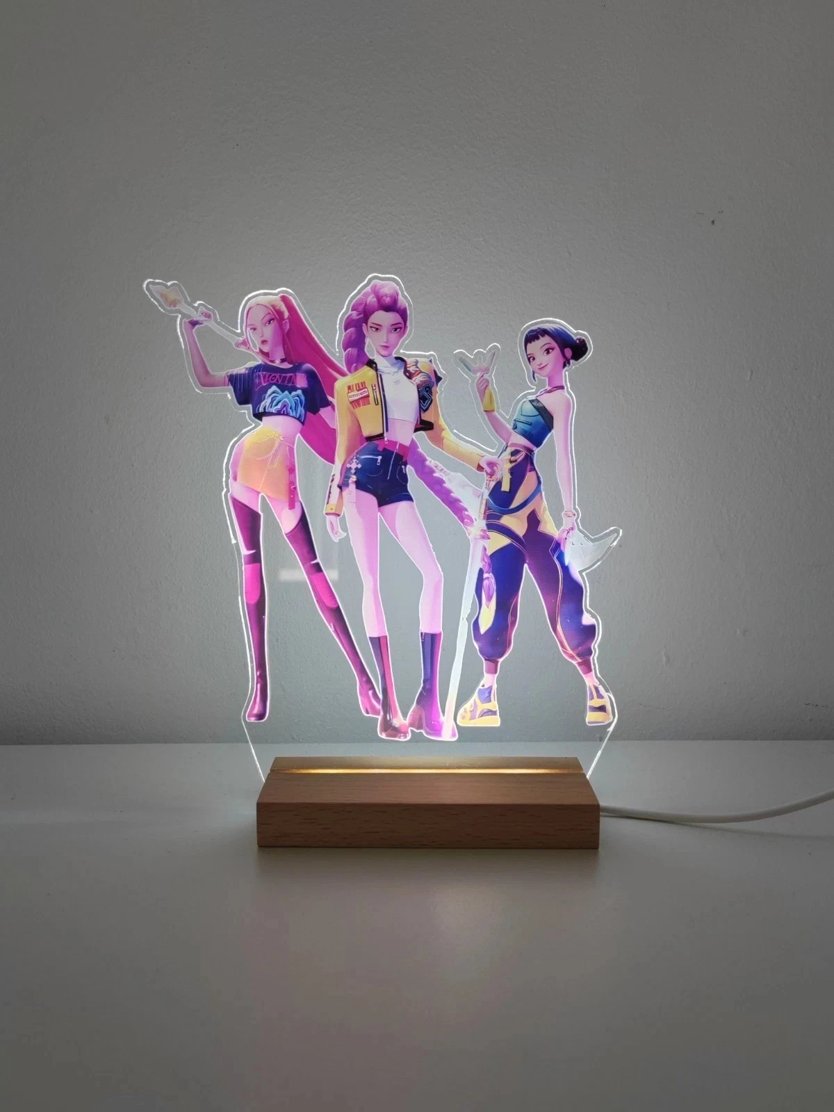 K-pop Demon Hunters LED Acrylic Lamp - Image 4