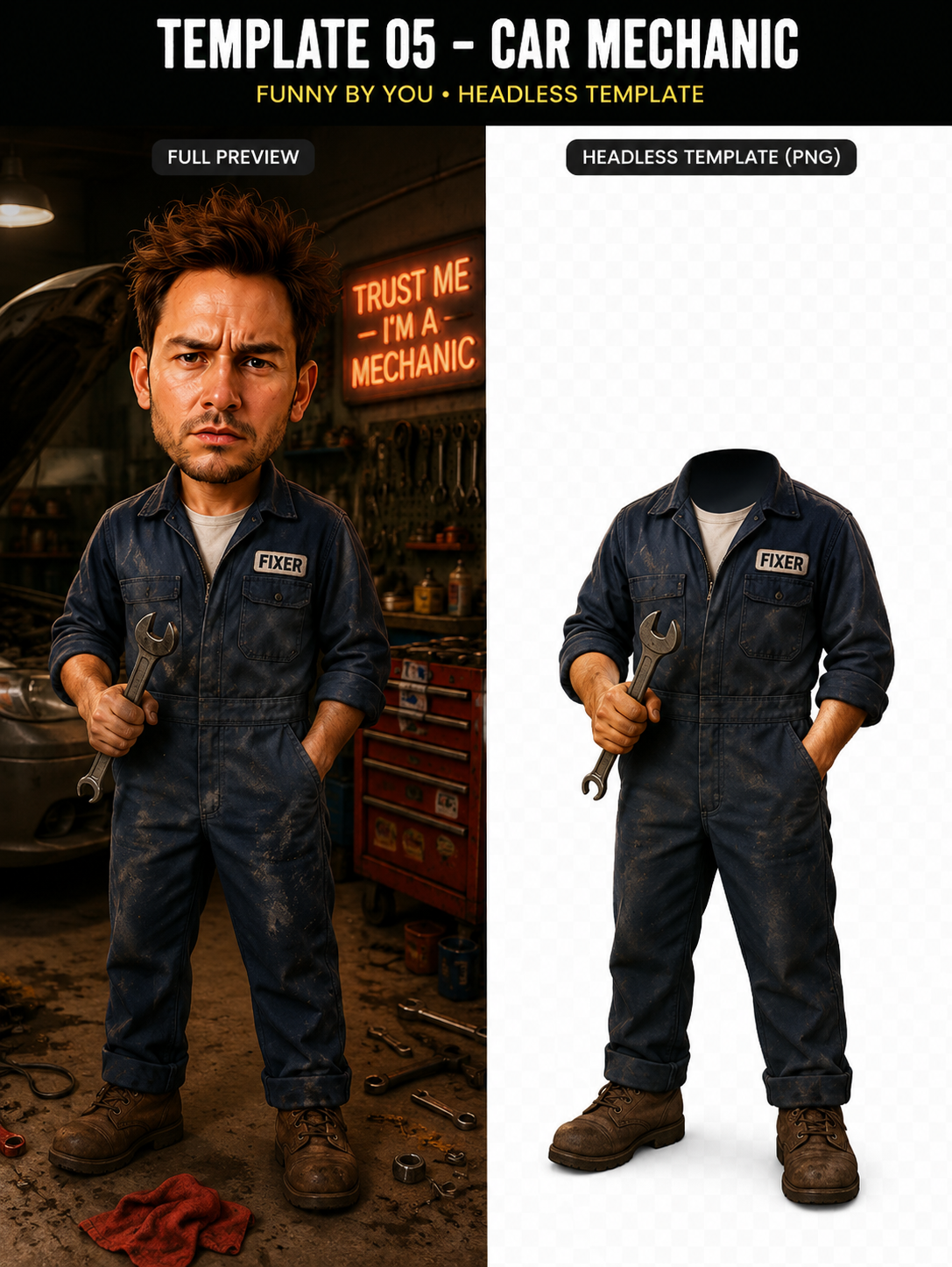Personalised 2D Acrylic "Mini-Me" Bobblehead - 12cm Custom Photo Standee - Image 8