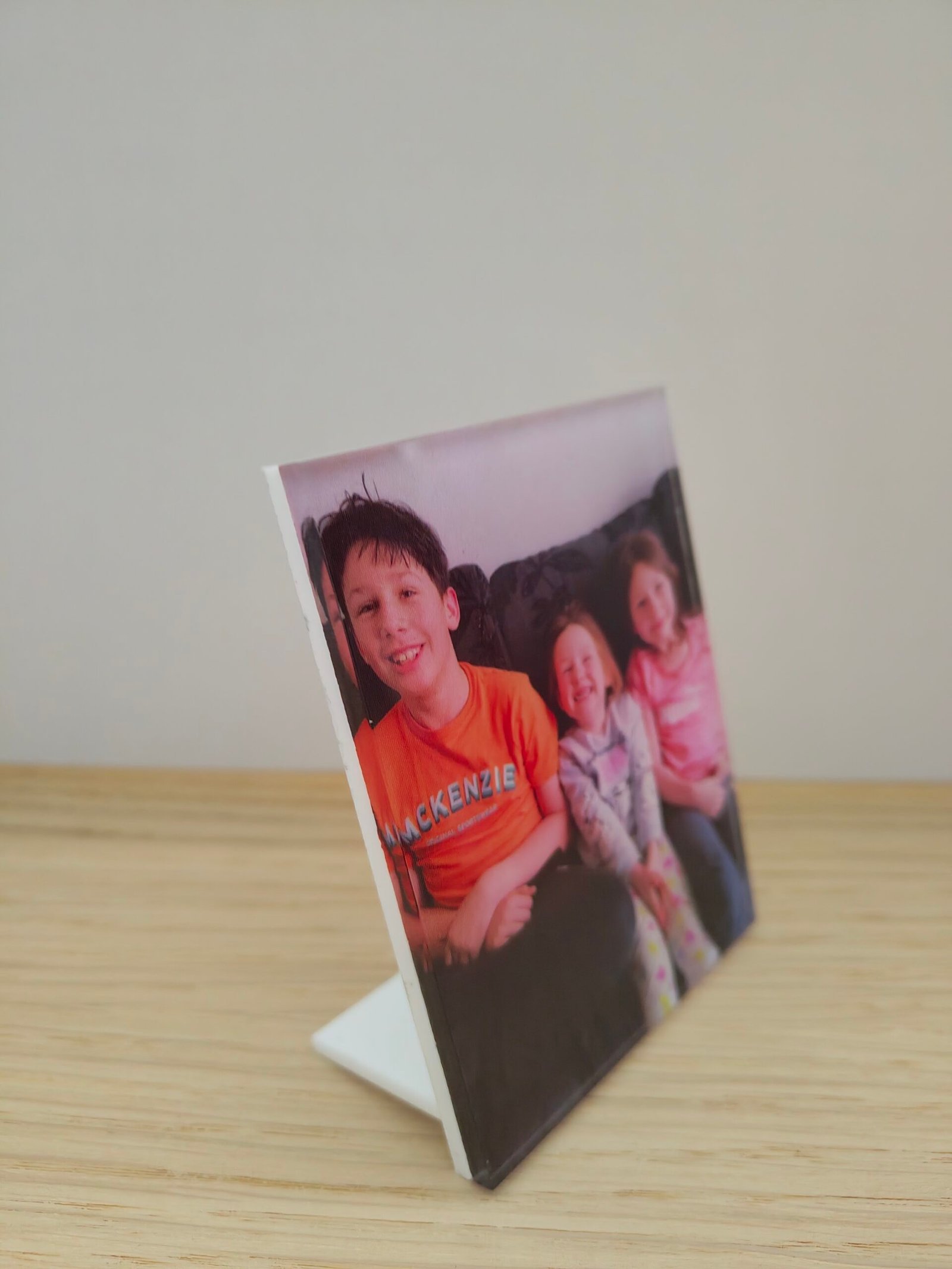 Personalised Acrylic Photo Freestand Plaque - Custom Desk & Shelf Decor - Image 4