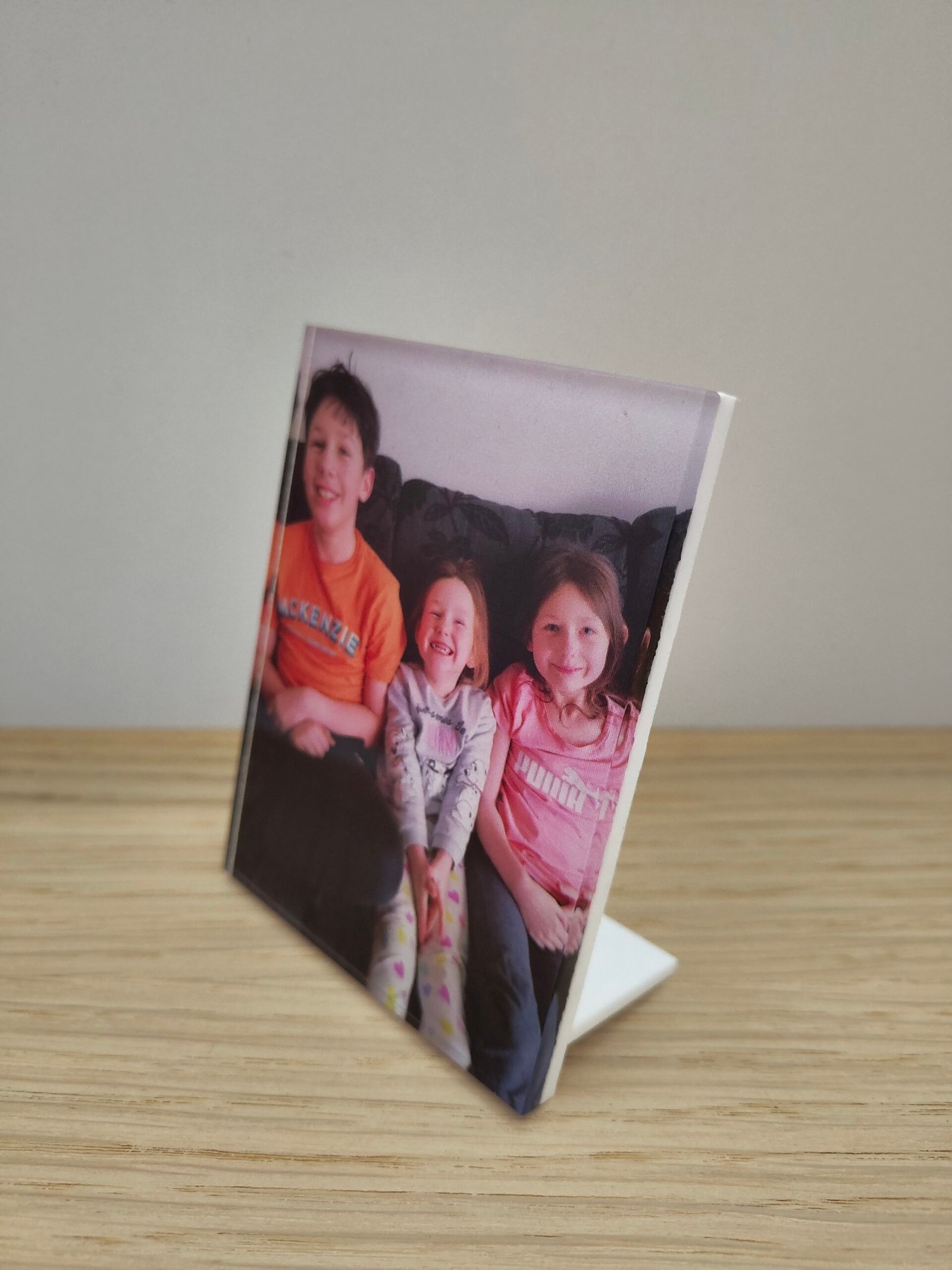 Personalised Acrylic Photo Freestand Plaque - Custom Desk & Shelf Decor - Image 5