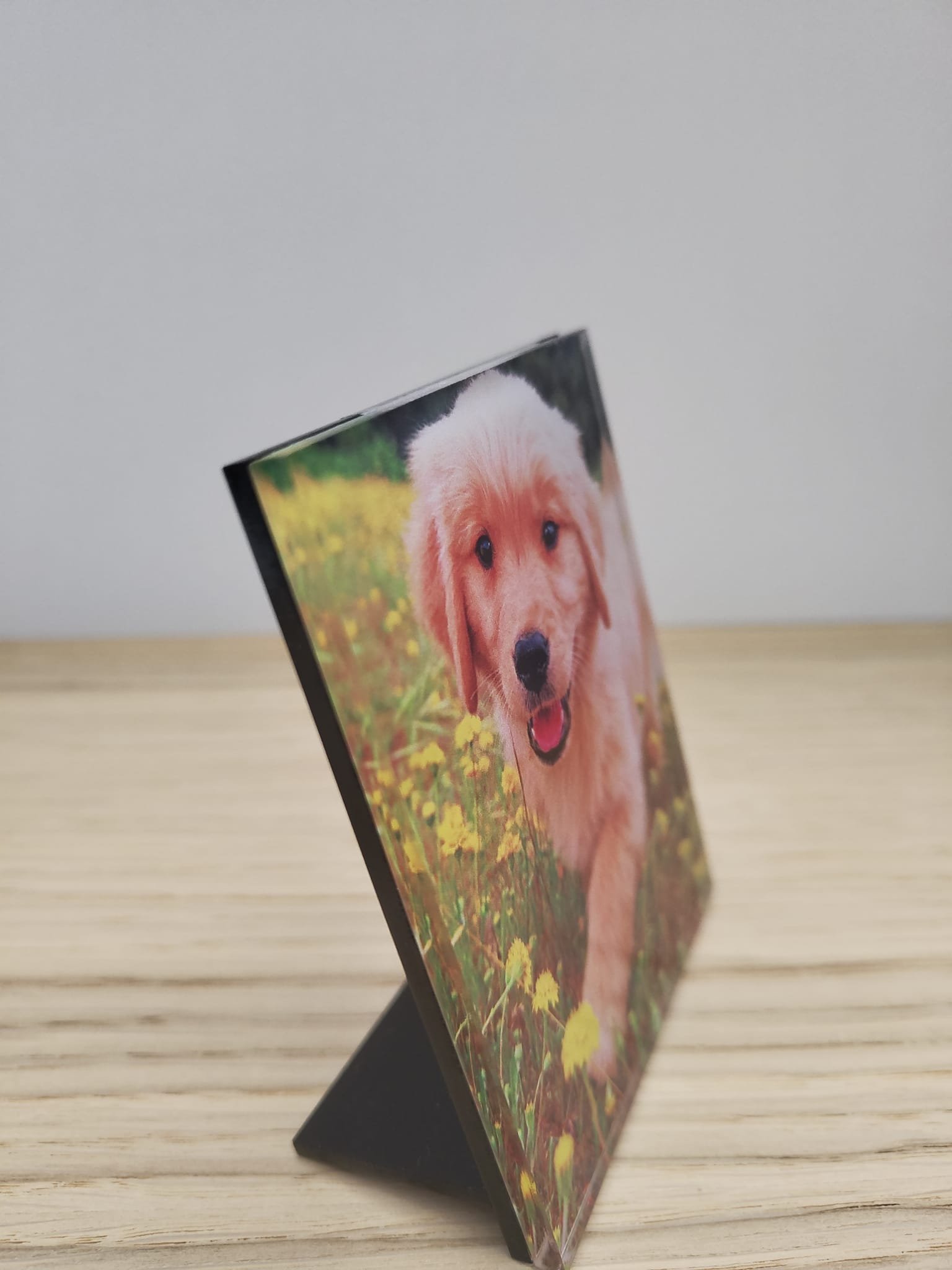 Personalised Acrylic Photo Freestand Plaque - Custom Desk & Shelf Decor - Image 2