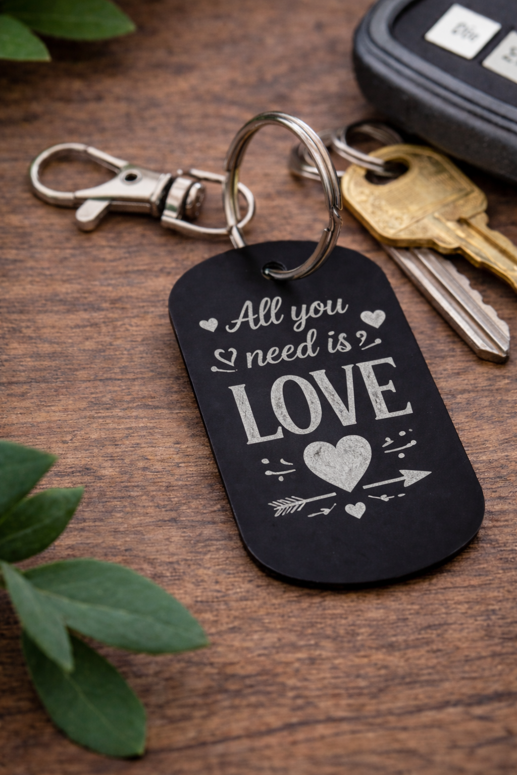 Personalised Aluminium Keychain | Custom Engraved Keyring | Double Sided Name Logo | UK Gift - Image 5