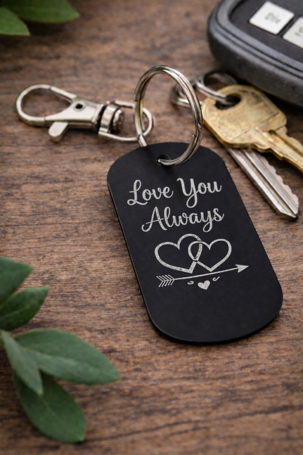 Personalised Aluminium Keychain | Custom Engraved Keyring | Double Sided Name Logo | UK Gift - Image 4