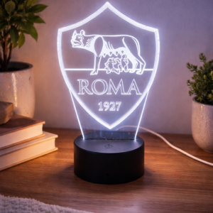 Personalised AS Roma 3D LED Night Light