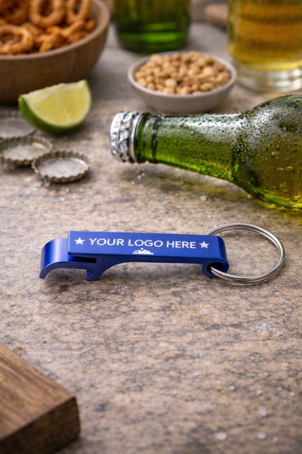 Personalised Bottle Opener Keyring UK – Engraved Keychain | Groomsmen Gift | Custom Name Keyring - Image 2