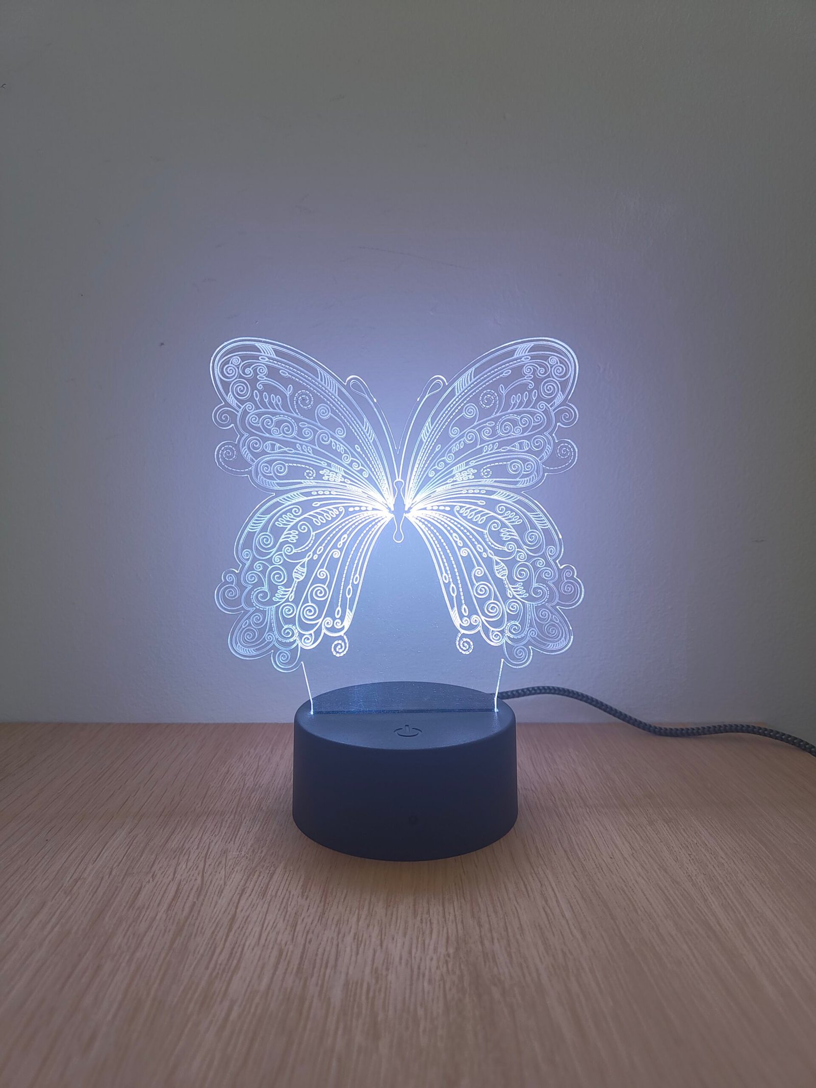 Personalised Butterfly 3D LED Night Light - Image 2