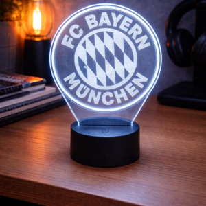 Personalised FC Bayern Munchen 3D LED Night Light