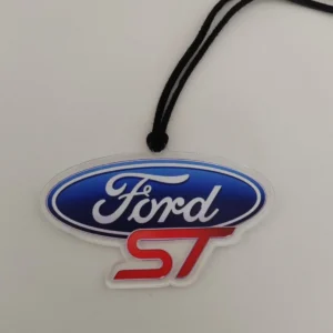 Personalised Ford ST Hanging Acrylic Car Mirror Gift - Custom Auto Decor