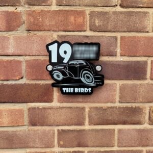 Personalised House Signs and Numbers - Custom Laser Cut Perspex Plaque