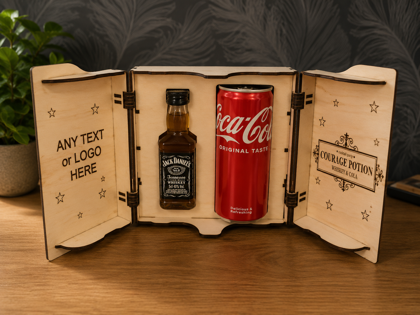 Personalised Jack Daniels Wooden Gift Box - Image 2