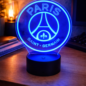 Personalised Paris Saint-Germain FC 3D LED Night Light