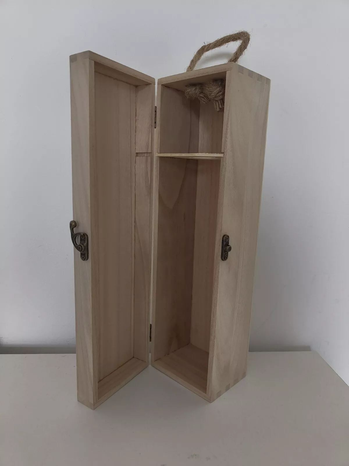 Personalised Wooden Wine Box Gift - Premium Paulownia Wood - Image 4